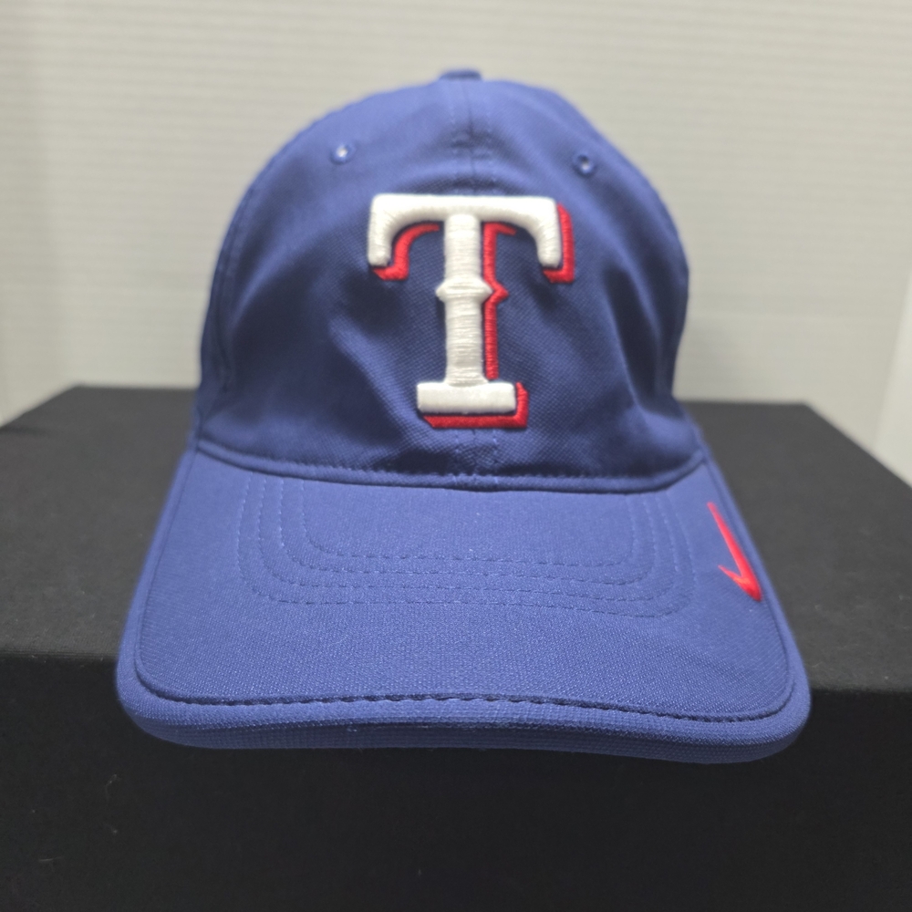 Texas Rangers Nike Heritage 86 Dri-FIT Adjustable Golf Cap Royal Blue NWT